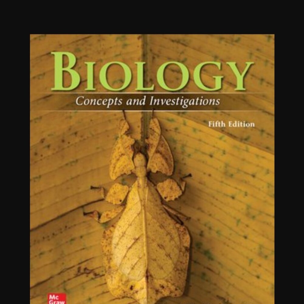 Biology Concepts and Investigations 5th edition